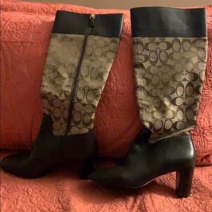 Brand new Coach brown boots